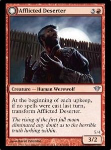 Afflicted Deserter // Werewolf Ransacker - Dark Ascension-(081)
