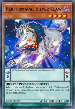 Performapal Silver Claw - (Master of Pendulum Structure) - (SDMP-EN010) - (Common)