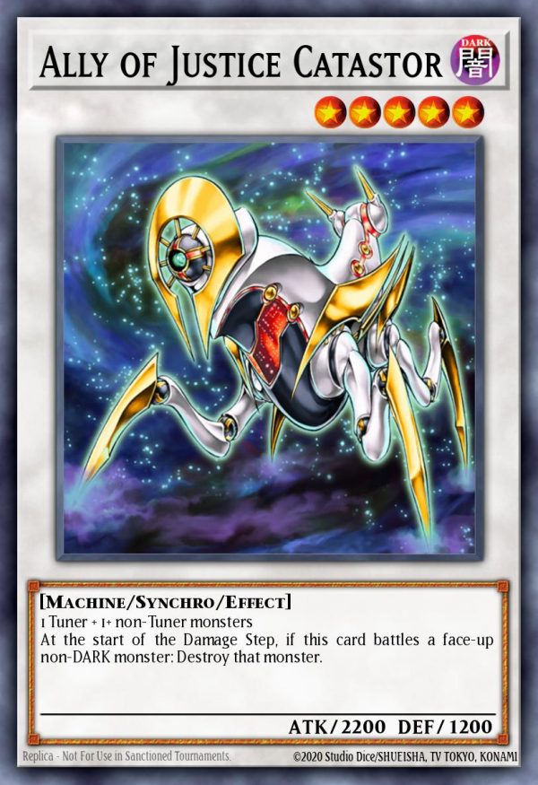 Ally of Justice Catastor - (Quarter Century Secret Rare)- (Quarter Century Bonanza) - (RA03-EN222)