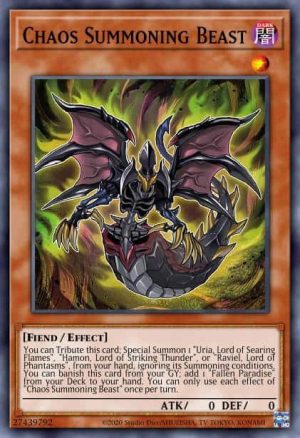 Chaos Summoning Beast - (Structure Sacred Beasts) - (SDSA-EN004) - (Common)