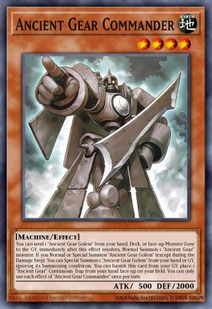 Ancient Gear Commander - (Legacy of Destruction) - (LEDE-EN008) - (Common)