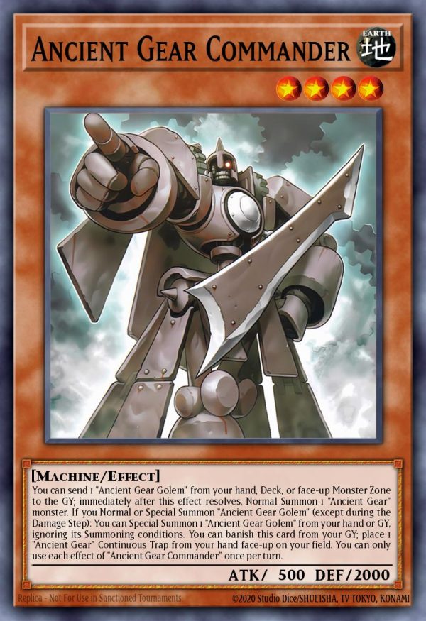 Ancient Gear Commander - (Legacy of Destruction) - (LEDE-EN008) - (Common)