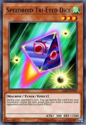 Speedroid Tri-Eyed Dice - (Star Pack Battle Royal) - (SP17-EN023) - (Starfoil Rare)