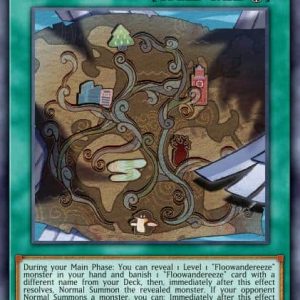 Floowandereeze and the Magnificent Map - (2022 Tin of the Pharaoh's Gods) - (MP22-EN220) - (Prismatic Secret Rare)