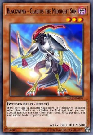 Blackwing - Gladius the Midnight Sun - (Cosmo Blazer) - (CBLZ-EN095) - (Rare)