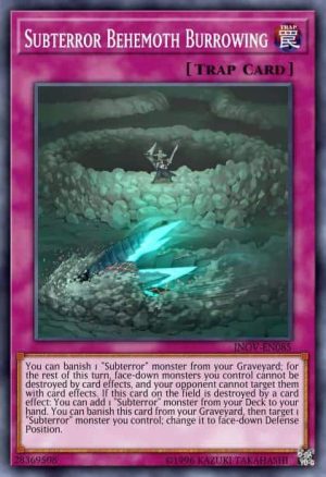 Subterror Behemoth Burrowing - (Invasion Vengeance) - (INOV-EN085) - (Rare)