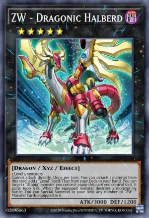 ZW - Dragonic Halberd - (Lightning Overdrive) - (LIOV-EN040) - (Super Rare)