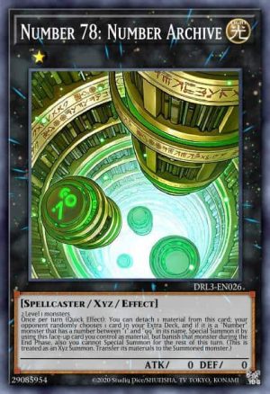 Number 78: Number Archive - (Dragons of Legend Unleashed) - (DRL3-EN026) - (Ultra Rare)