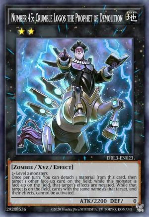 Number 45: Crumble Logos the Prophet of Demolition - (Dragons of Legend The Complete Series) - (DLCS-EN119) - (Ultra Rare)
