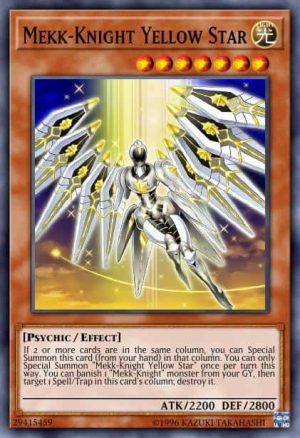 Mekk-Knight Yellow Star - (Extreme Force) - (EXFO-EN017) - (Rare)