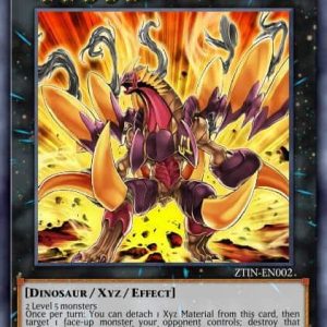 Number 61: Volcasaurus - (Premium Gold Infinite Gold) - (PGL3-EN073) - (Gold Rare)
