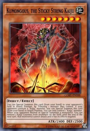 Kumongous, the Sticky String Kaiju - (Clash of Rebellions) - (CORE-EN088) - (Rare)