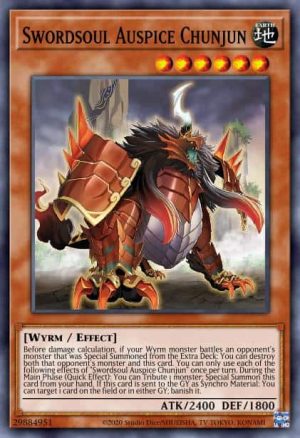 Swordsoul Auspice Chunjun - (Burst of Destiny) - (BODE-EN006) - (Super Rare)