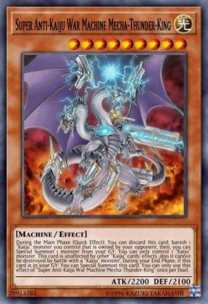 Super Anti-Kaiju War Machine Mecha-Thunder-King - (Savage Strike) - (SAST-EN081) - (Secret Rare)