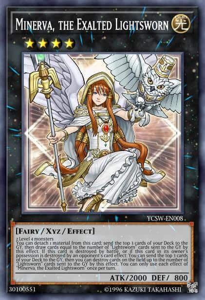 Minerva, the Exalted Lightsworn - (Battles of Legend Light's Revenge) - (BLLR-EN044) - (Secret Rare)