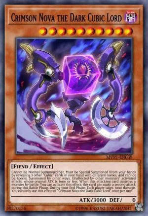 Crimson Nova the Dark Cubic Lord - (Movie Pack Gold Edition) - (MVP1-ENG39) - (Gold Rare)