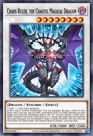Chaos Ruler, the Chaotic Magical Dragon - (2021 Tin of Ancient Battles) - (MP21-EN128) - (Ultra Rare)