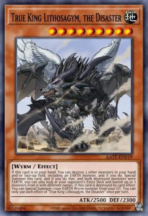 True King Lithosagym, the Disaster - (Toon Chaos) - (TOCH-EN038) - (Rare)