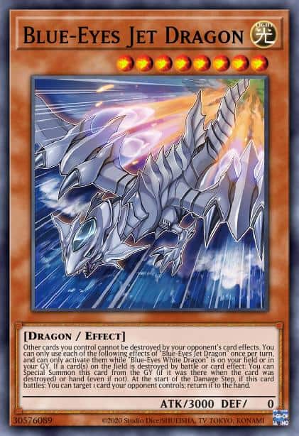 Blue-Eyes Jet Dragon - (Dueling Heroes Tin) - (MP23-EN004) - (Prismatic Secret Rare)