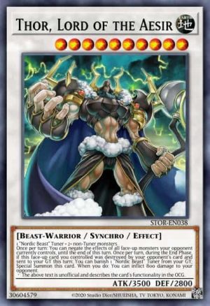 Thor, Lord of the Aesir - (Star Pack 2014) - (SP14-EN048) - (Starfoil Rare)