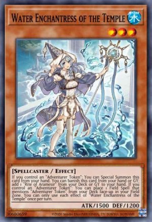 Water Enchantress of the Temple - (Battles of Legend: Monstrous Revenge) - (BLMR-EN065) - (Secret Rare)