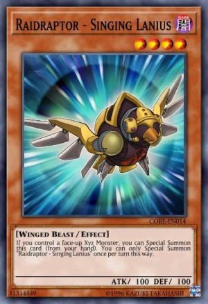Raidraptor - Singing Lanius - (Clash of Rebellions) - (CORE-EN014) - (Common)