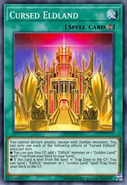 Cursed Eldland - (Maximum Gold El Dorado) - (MGED-EN048) - (Premium Gold Rare) - Image 2