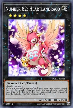 Number 82: Heartlandraco - (Premium Gold) - (PGLD-EN025) - (Gold Secret Rare)