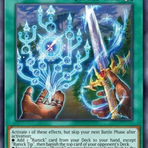 Runick Tip - (Dueling Heroes Tin) - (MP23-EN241) - (Prismatic Secret Rare)
