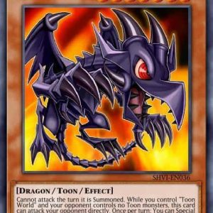 Red-Eyes Toon Dragon - (Shining Victories) - (SHVI-EN036) - (Super Rare)
