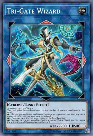 Tri-gate Wizard - (Structure Cyberse Link) - (SDCL-EN042) - (Ultra Rare)