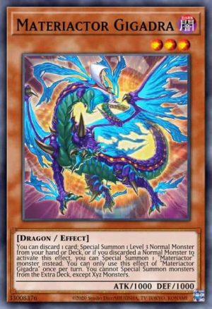 Materiactor Gigadra - (Blazing Vortex) - (BLVO-EN081) - (Super Rare)