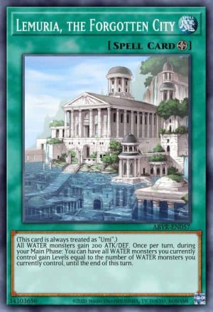 Lemuria, the Forgotten City - (Legendary Duelists Duels From the Deep) - (LED9-EN055) - (Common)