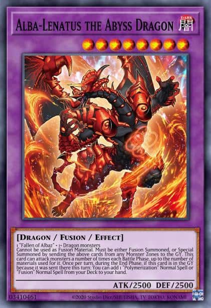 Alba-Lenatus the Abyss Dragon - (Dimension Force) - (DIFO-EN035) - (Secret Rare)
