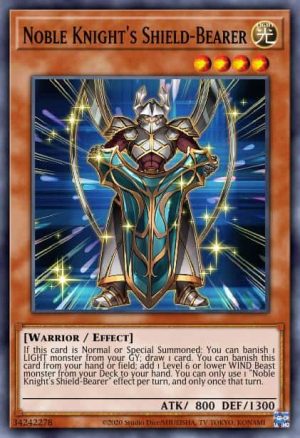 Noble Knight's Shield-Bearer - (Brothers of Legend) - (BROL-EN017) - (Secret Rare)