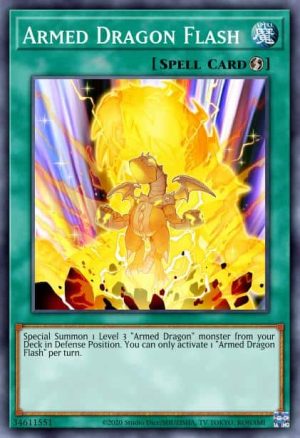 Armed Dragon Flash - (Blazing Vortex) - (BLVO-EN051) - (Secret Rare)