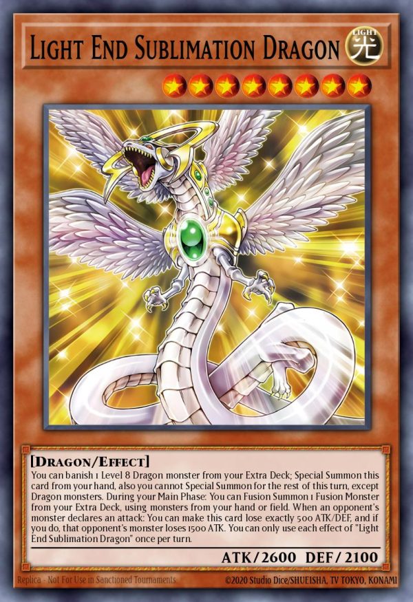 Light End Sublimation Dragon - (The Infinite Forbidden) - (INFO-EN010) - (Common)