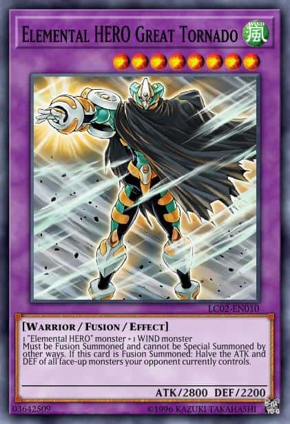Elemental HERO Great Tornado - (LC 2 The Duel Academy Years) - (LC02-EN010) - (Ultra Rare)