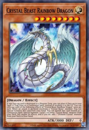 Crystal Beast Rainbow Dragon - (Structure Legend of the Crystal Beasts) - (SDCB-EN044) - (Ultra Rare)
