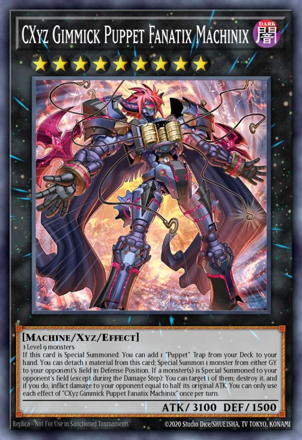 CXyz Gimmick Puppet Fanatix Machinix - (The Infinite Forbidden) - (INFO-EN043) - (Super Rare)