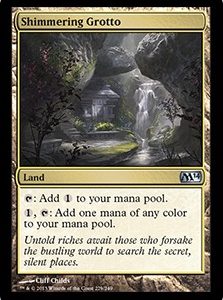 Shimmering Grotto - Magic 2014 Core Set-(229)