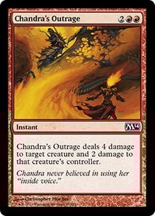 Chandra's Outrage - Magic 2014 Core Set-(133)