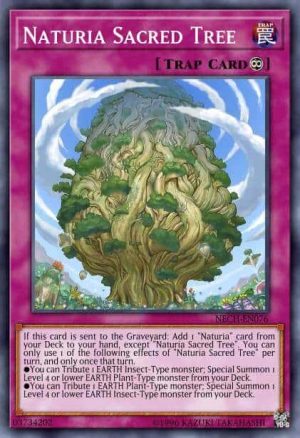 Naturia Sacred Tree - (The New Challengers) - (NECH-EN076) - (Rare)
