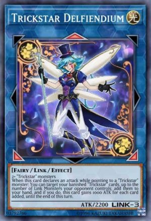 Trickstar Delfiendium - (Flames of Destruction) - (FLOD-EN040) - (Rare)