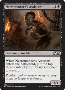 Necromancer's Assistant - Magic 2015 Core Set-(107)