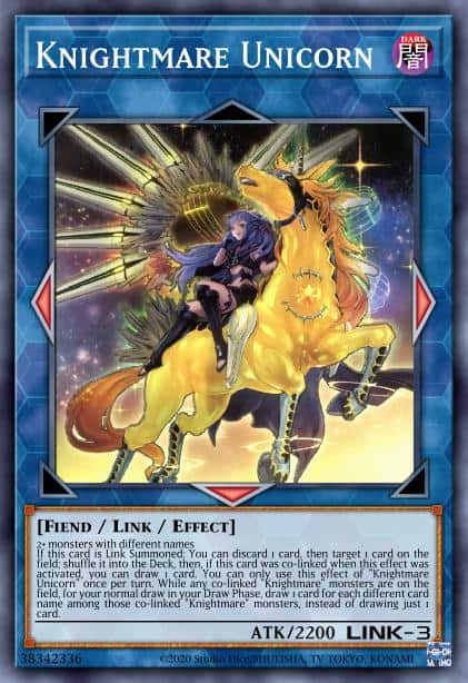 Knightmare Unicorn - (Alt art) - (Flames of Destruction) - (FLOD-EN047)