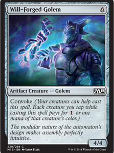 Will-Forged Golem - Magic 2015 Core Set-(239)