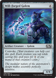 Will-Forged Golem - Magic 2015 Core Set-(239)