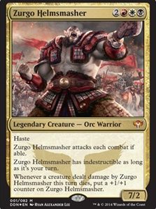 Zurgo Helmsmasher - Duel Decks: Speed vs. Cunning-(001)-Foil