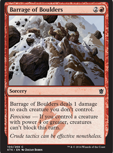 Barrage of Boulders - Khans of Tarkir-(100)